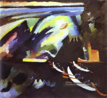 Excursion en bateau Wassily Kandinsky Peinture à l'huile